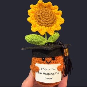 Sunflower Graduation Plush Toy
